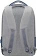 Рюкзак 15.6" RivaCase 7562 Grey/Dark blue (водовідштовхувальний, антизлодій, Сірий з синім) - зображення 2