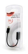 Кабель USB->Type-C (F/M) Cablexpert, 0.2м, чорний (AB-OTG-CMAF2-01) - изображение 2