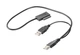 Адаптер USB->Slim SATA2 (M/M) Cablexpert, 0.5м, чорний (A-USATA-01) - зображення 1