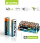 Батарейки AA Colorway Alkaline Power (40шт/уп) лужні, colour box (CW-BALR06-40CB) - зображення 2
