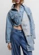Жакет джинсовий MANGO 47073772-FRANKIE-LM Блакитний M UA00042 - зображення 7