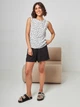 Пижама (майка + шорты) женская BARWA garments 0339/330 M Цветы на белом (2113393302007) - изображение 3