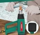 Професійний будівельний фен HYCHIKA, 60℃-600℃ безперервно змінна температура, 1800 Вт двигун із чистої міді, захист від перевантаження, 6 насадок для зняття фарби, термоусадка. Зелений - зображення 5