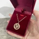 Кулон знак зодіаку Рак в оправі зодіакальний ореол на ланцюжку ювелірний сплав медзолото Xuping Jewelry у оксамитовій коробочці (15748) - зображення 2