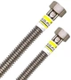 Сильфонный газовый нержавеющий шланг Eco-Flex 120 см ✓ Гайка - Гайка ✓ d12 1/2 Газ/Стандарт - изображение 1