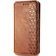 Чехол Deexe Rhombus Wallet для Motorola Edge 40 - Brown - изображение 4