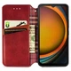 Чохол Deexe Rhombus Wallet для Samsung Galaxy Xcover 7 (G556) - Red - зображення 2