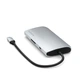 Хаб Satechi USB-C Multiport Adapter 8K with Ethernet V3 Silver (ST-P8KES) - изображение 3