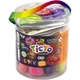 Набір для творчості BUBBLE CLAY FLUORI 12+1 кольорів DANKO TOYS TMD-FL-12-01U - изображение 1