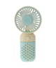 Вентилятор Mini Fan Z8 (7186) ручний акумуляторний з USB-заряджанням Жовтий з салатовим - зображення 1