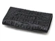 Жіночий гаманець зі шкіри крокодила PCM-03-H-Black - изображение 4
