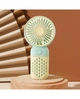 Вентилятор Mini Fan Z8 (7186) ручний акумуляторний з USB-заряджанням Салатовий з жовтим - зображення 4