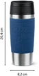 Термокружка Tefal Travel Mug Classic 0.36 л Синяя (N2020310) - изображение 9