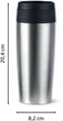 Термокружка Tefal Travel Mug Classic 0.36 л Стальная (N2020110) - изображение 8