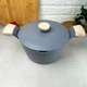 Кастрюля 5.1 л Серый Алюминий для всех видов плит Panna PEPPER - изображение 3