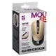Мишка безпровідна DEFENDER Wave MM-995 4D |USB/800-1600 DPI| Золотий - зображення 2