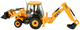 Екскаватор-навантажувач Britains JCB 3CX 42702/3 (0036881427025) - зображення 4