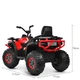 Детский электро квадроцикл Bambi M 4081EBLR-2-3 Black-Red (M 4081EBLR) - изображение 9