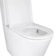 Унитаз-компакт Qtap Scorpio безободковый Ultra Quiet с сиденьем Soft-close QT14222125AUQW - изображение 3