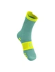 Высокотехнологические беговые безшовные носки Compressport Pro Racing Socks V4.0 Trail, Shell Blue/Safe Yellow, T2 (39-41) - изображение 2