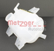 Расширительный бачок METZGER 2140087 Fiat Doblo 51717782, 51811408 - изображение 1