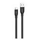 Кабель Charge\OTG Proove Flat Out Silicone USB to Micro USB 2.4A 1m Black CCFO20001301 - зображення 1