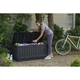 Ящик-скринька Keter Kentwood Storage Box 350 л графіт 249462 - зображення 3