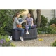 Ящик-скринька Keter Kentwood Storage Box 350 л графіт 249462 - зображення 4