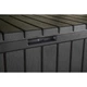 Ящик-скринька Keter Kentwood Storage Box 350 л графіт 249462 - зображення 6