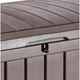 Ящик-скринька Keter Glenwood Storage Box 390 л коричневий 230399 - зображення 5