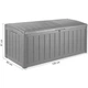 Ящик-скринька Keter Glenwood Storage Box 390 л коричневий 230399 - зображення 9