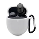 Силиконовый чехол для наушников Google Pixel Buds Pro, Hang Case, белый, ультратонкий защитный кейс толщиной 2 мм, защита от царапин, пыли и ударов, компактный, с карабином для крепления, ArmorStandart (ARM75406) - изображение 1