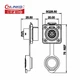Герметичний роз'єм Cnlinko LP-16, 9 pin, 5A, 250V - зображення 5