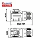 Герметичний роз'єм Cnlinko LP-16, 9 pin, 5A, 250V - зображення 7