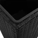 Горшок для цветов Keter Rattan Planter S 23,6 L антрацит 228978 - изображение 3