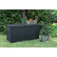 Ящик-скринька Keter Sherwood Storage Box 270 л антрацит 230415 - зображення 2