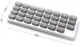 Органайзер для таблеток MBM HOME на 31 день PC-24 бело/серый (PC-24 WHITE/GRAY) - изображение 2