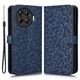 Чехол Deexe Rhombus Book для TECNO Spark 20 Pro+ - Dark Blue - изображение 1
