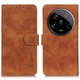 Чохол-книжка з застібкою KHAZNEH Retro Wallet для Xiaomi 14 Ultra - Brown - зображення 1