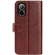 Чехол-книжка Deexe Wallet Style для Realme C67 - Brown - изображение 5