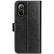 Класичний чохол-книжка Deexe Wallet Style для Realme C67 - Black - зображення 7