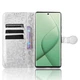 Чехол Deexe Rhombus Book для TECNO Spark 20 Pro+ - Silver - изображение 2