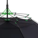 Чоловіча парасолька-тростина антишторм Fulton Typhoon-1 G844 Black (Чорний) - зображення 7