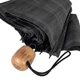 Зонт мужской Fulton G868 Hackney-2 Charcoal Check (Темно-серая клетка) - изображение 6
