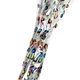 Зонт-трость женский Fulton Birdcage-2 L042 Candy Leopard (Конфетный леопард) - изображение 7