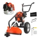 Бензиновый триммер Mar-Pol M83107 DEMON WHEELS Blowshirder 2-тактная 1.1л 1.4 кВт 9500 об/мин Черный с оранжевым - изображение 2