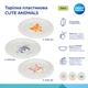 Тарелка пластиковая Canpol Babies Cute Animals Собачка (4/411_blu2) - изображение 3
