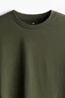 Футболка H&M Loose Fit XL хакі 1003662055 - зображення 6