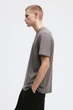 Футболка H&M Regular Fit XS темно сірий 0685816229 - изображение 3