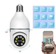 IP-камера поворотная беспроводная камера в патрон UKC Wi-Fi Smart Camera V380 E27 4.0 MP с приложением Ease Life - изображение 5